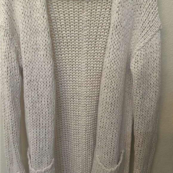 Free People White cardigan sweater. size:SP - Picture 3 of 6